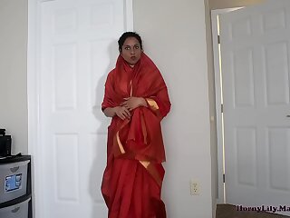 Wild Indian step mother and stepson in law having fun